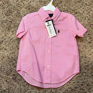 Toddler Ralph Lauren Gingham Button Down
